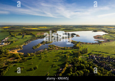 Teterower See Teterow, Mecklenburgische Seenplatte, Mecklenburger Seenplatte, Mecklenburg-Vorpommern, Deutschland, Teterow, Mecklenburg Distri Stockfoto