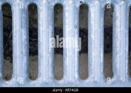 Kanalisation Kamin in einer Nahaufnahme Stockfoto