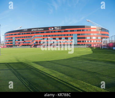 Fußball-Stadion von AZ Alkmaar in den Niederlanden Stockfoto