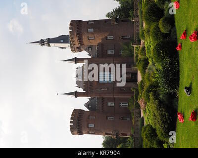 Wasserschloss Schloss Moyland Stockfoto