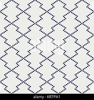 Gepunktete Textur. Nahtlose Muster. Japanische Motiv Matsukawa-Bishi oder pinienrinde. Zusammenfassung Hintergrund. Traditionelle asiatische Ornament. Zur Dekoration oder Druckeni Stock Vektor