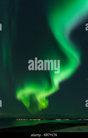 Nordlichter, aurora borealis, Astrofotografie, Tourismus, Attraktion, alta, finnmark, norwegen, norge, Stockfoto