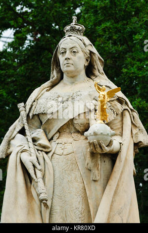 Queen Victoria Statue, Ballarat, Victoria, Australien. Ballarat ist eine Stadt am Fluss Yarrowee im zentralen Hochland von Victoria, Australien Stockfoto