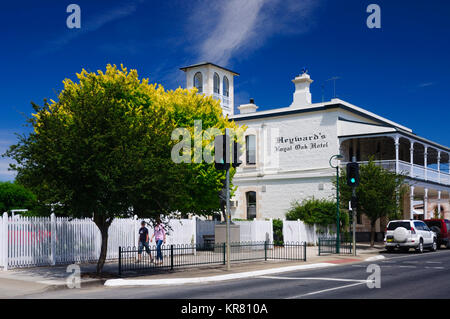 Die heyward Royal Oak Hotel, Penola, Coonawarra, South Australia, Australien Stockfoto