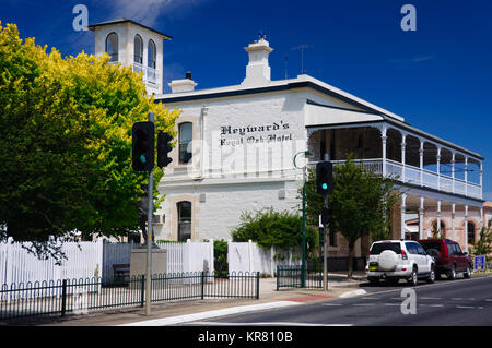 Die heyward Royal Oak Hotel, Penola, Coonawarra, South Australia, Australien Stockfoto