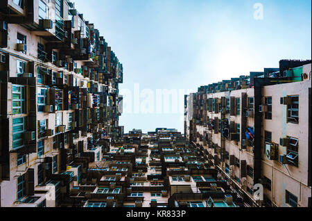 Yichang Gebäude Landschaft in Hongkong Stockfoto