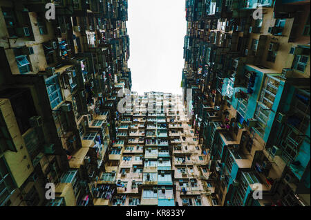 Yichang Gebäude Landschaft in Hongkong Stockfoto