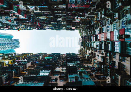 Yichang Gebäude Landschaft in Hongkong Stockfoto