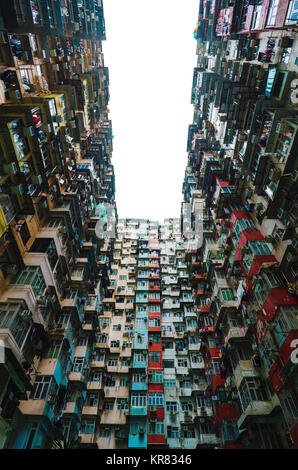 Yichang Gebäude Landschaft in Hongkong Stockfoto