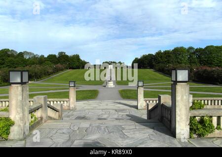 Schönheit von Skandinavien und skandinavischen Stadt Oslo Stockfoto