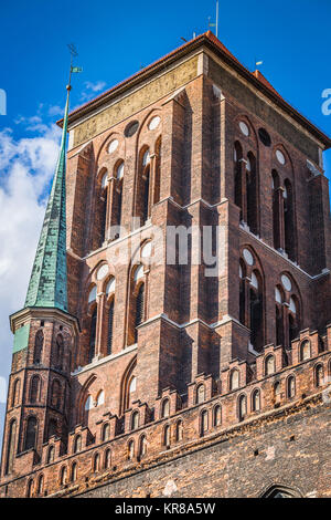 St. Catherine's Church (Kirche St. Katharina), die älteste Kirche in Danzig, Polen Stockfoto