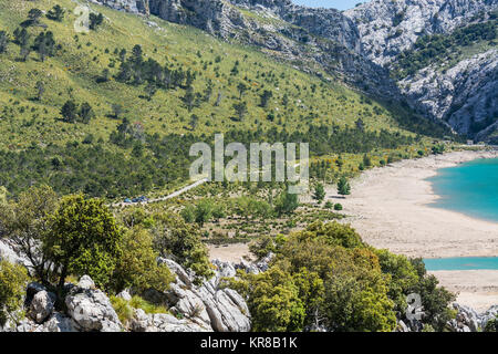 Cuber Stausee in der Sierra de Tramuntana, auf Mallorca, Spanien Stockfoto