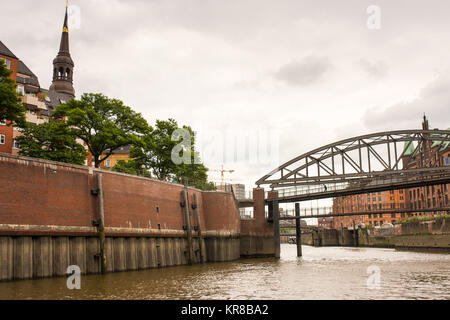 Speicherstadt hamburg Stockfoto