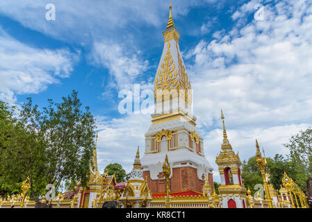 Die Pagode von Wat Phra That Panom Tempel von Nakhon Phanom, Thailand. Stockfoto