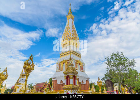 Die Pagode von Wat Phra That Panom Tempel von Nakhon Phanom, Thailand. Stockfoto