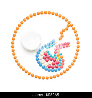 Baby in mir. Stockfoto