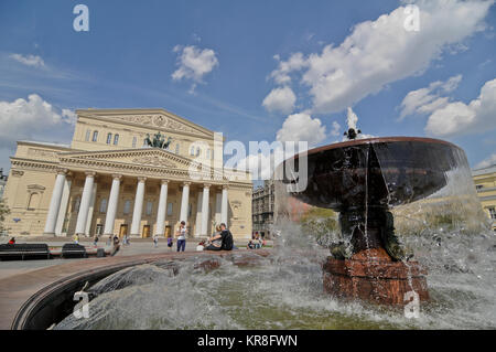 Das Bolschoi-Theater, Moskau, Russland Stockfoto