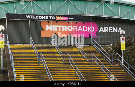 Metro Radio Arena, Sport- und Veranstaltungshalle in Newcastle upon Tyne, UK. Stockfoto