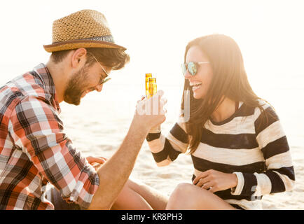 Paar tolle Zeit zusammen Stockfoto