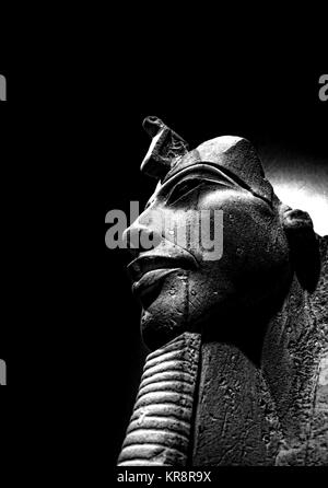 Kopf des Königs Echnaton - Luxor Stockfoto