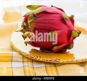 Auch Pitahaya Drachenfrucht Pitaya genannt, oder Stockfoto