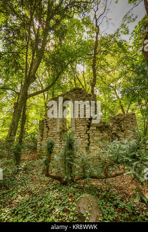 Verlassene Ruine Stockfoto