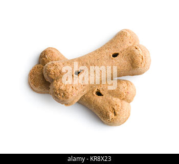 Hundefutter wie Knochen geformt. Stockfoto