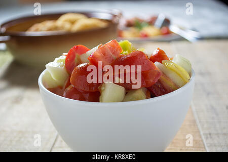 Frische farbenfrohe Reisgericht Stockfoto