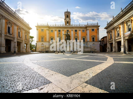 Piazza del Campidoglio Stockfoto