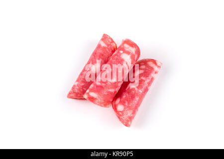 Italienische Salami Wurst Stockfoto