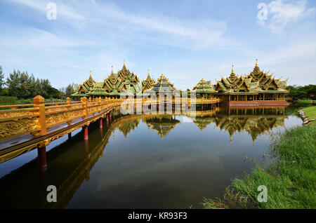 Pavillon des Erleuchteten in Antike Stadt in Bangkok Stockfoto