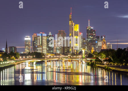 Deutschland Frankfurt skyline Stockfoto