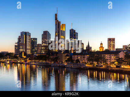 Deutschland Frankfurt skyline Stockfoto