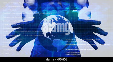 Robustes und skalierbares System Stockfoto