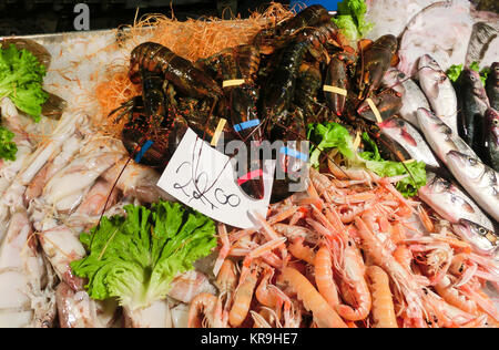 Venezianische Fischmarkt Stockfoto