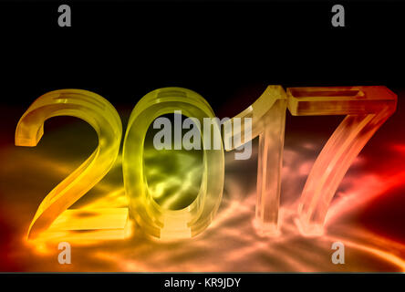 neue Jahr 2017 Stockfoto