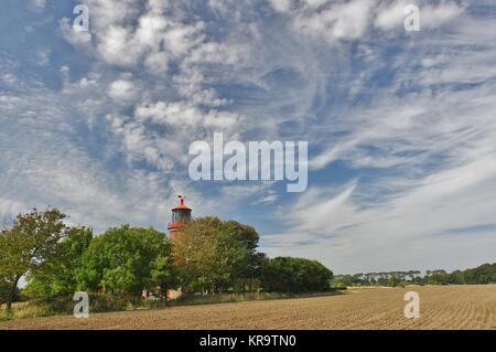 Leuchtturm Staberhuk, Insel fehmarn Stockfoto