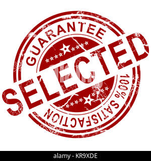Red ausgewählten Stempel Stockfoto
