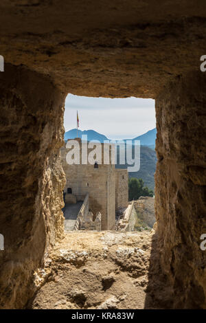 Landschaft von der Alcazaba de Antequera. Andalusien. Spanien. Stockfoto