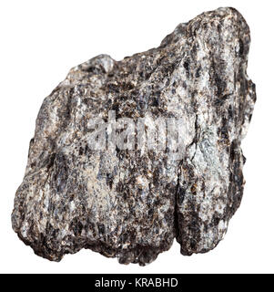 Quarz Biotit schiefer Mineral isoliert Stockfoto