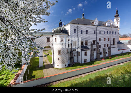 Czech Republic - Renaissance-Schloss in Stadt Pardubice Stockfoto