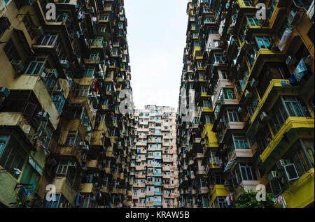 Yichang Gebäude Landschaft in Hongkong Stockfoto