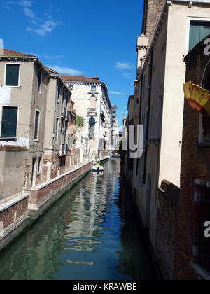 Venedig - friedlichen und charmanten Stadtteil Dorsoduro Stockfoto