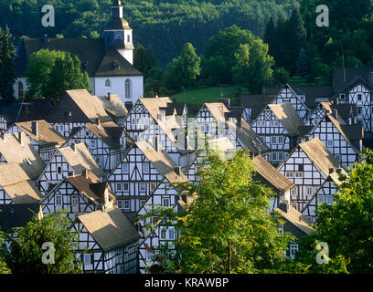 Freudenberg alter Flecken, Nordrhein Westfalen, Deutschland Stockfoto