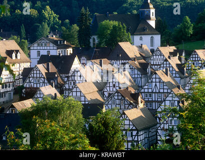 Freudenberg alter Flecken, Nordrhein Westfalen, Deutschland Stockfoto