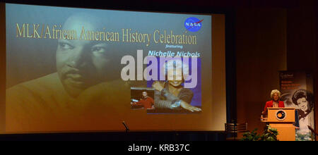 Nichelle Nichols Visits NASA Goddard für MLK - African American History Month Keynote Ereignis (6941291985) Stockfoto