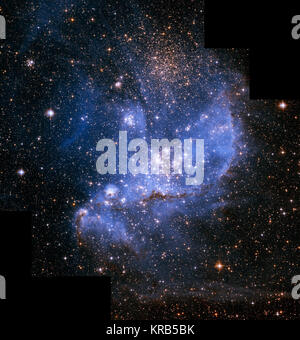 NGC 346 in der Kleinen Magellanschen Wolke Stockfoto