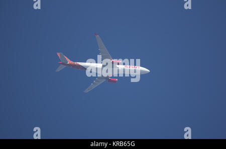 CHIANG MAI, THAILAND - 19. Dezember 2017: HS-LAJ Airbus A330-300 der Thailändischen Lion Air Airline. Von Chiangmai Flughafen in Bangkok. Stockfoto