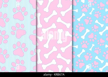 Satz von seamless pattern Stock Vektor