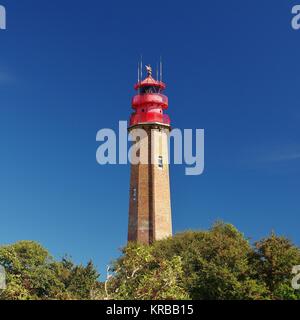 Leuchtturm flÃ¼gge, Insel Fehmarn Stockfoto